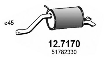 12.7170 ASSO Exhaust Pipe