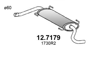 12.7179 ASSO Exhaust System End Silencer