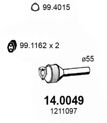 14.0049 ASSO Catalytic Converter