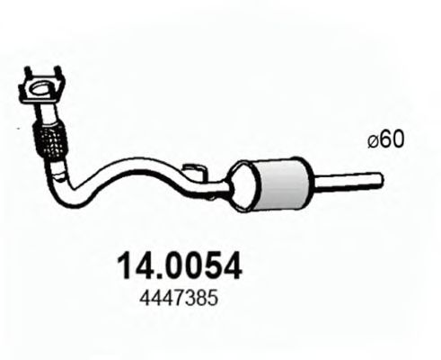 14.0054 ASSO Catalytic Converter