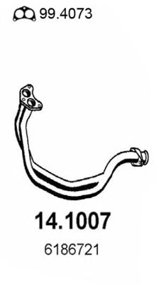 14.1007 ASSO Exhaust Pipe