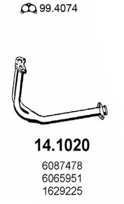 14.1020 ASSO Exhaust Pipe