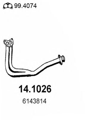 14.1026 ASSO Exhaust Pipe