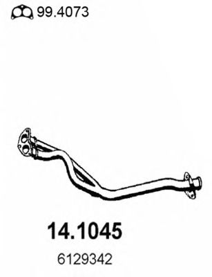 14.1045 ASSO Exhaust Pipe
