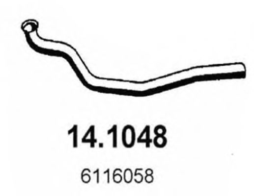 14.1048 ASSO Exhaust Pipe