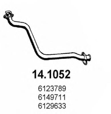 14.1052 ASSO Exhaust Pipe