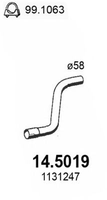14.5019 ASSO Exhaust Pipe