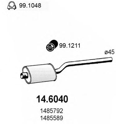14.6040 ASSO Crankshaft Drive Piston