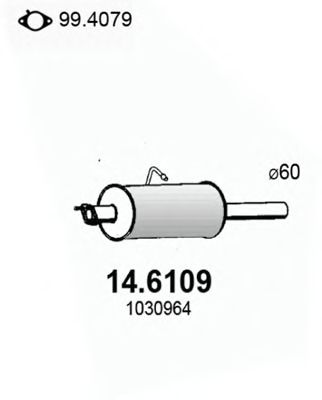 14.6109 ASSO Front Silencer