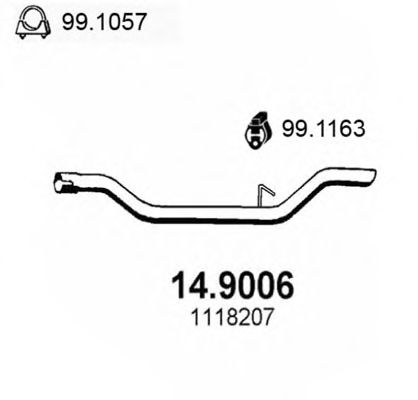 14.9006 ASSO Exhaust Pipe