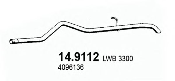 14.9112 ASSO Exhaust Pipe