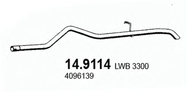 14.9114 ASSO Exhaust Pipe
