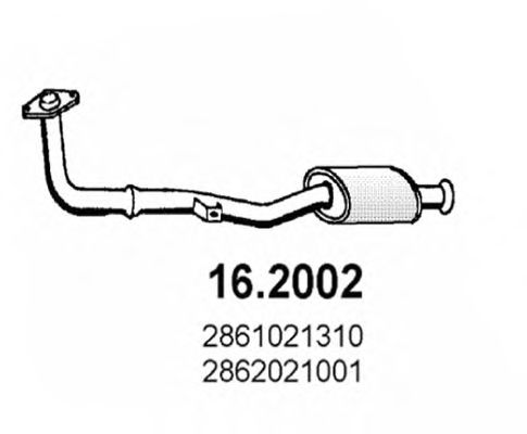 16.2002 ASSO Front Silencer