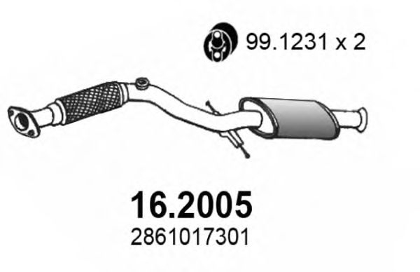 16.2005 ASSO Exhaust Pipe