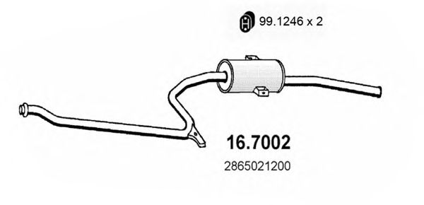 16.7002 ASSO Accelerator Cable
