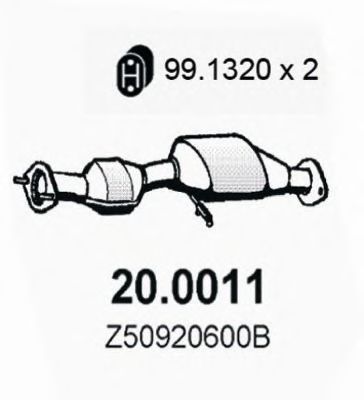 20.0011 ASSO Bracket, axle body