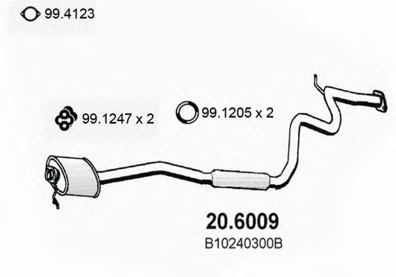 20.6009 ASSO Ignition System Ignition Coil