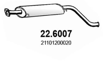 22.6007 ASSO Middle Silencer