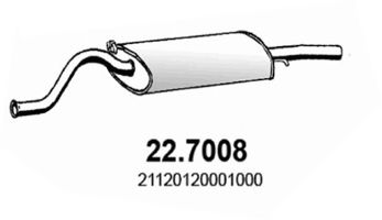 22.7008 ASSO Radiator Hose