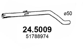 24.5009 ASSO Exhaust System Exhaust Pipe