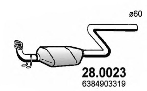 28.0023 ASSO Lagerung, Motor