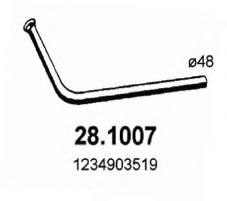 28.1007 ASSO Exhaust System Middle Silencer