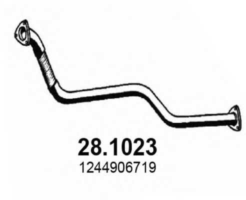 28.1023 ASSO Exhaust System Middle Silencer