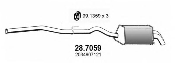 28.7059 ASSO Gasket, cylinder head cover