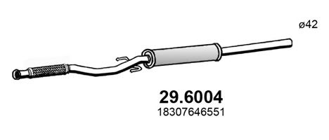 29.6004 ASSO Exhaust Pipe
