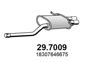 29.7009 ASSO Exhaust System End Silencer