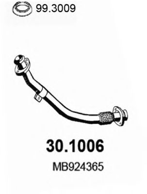 30.1006 ASSO Exhaust Pipe