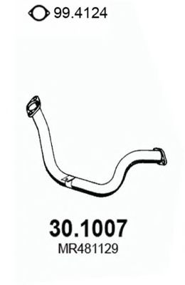 30.1007 ASSO Exhaust Pipe
