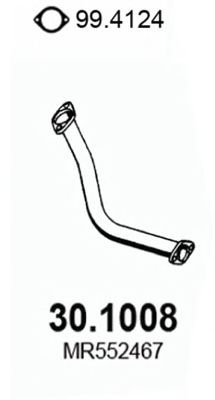 30.1008 ASSO Exhaust System Exhaust Pipe