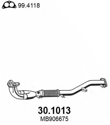 30.1013 ASSO Exhaust Pipe