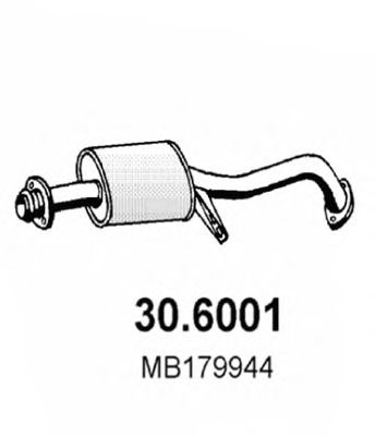 30.6001 ASSO Middle Silencer