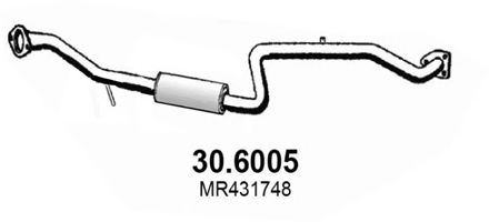 30.6005 ASSO Middle Silencer