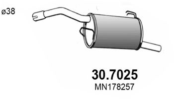 30.7025 ASSO Brake Master Cylinder