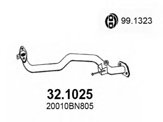 32.1025 ASSO Exhaust Pipe