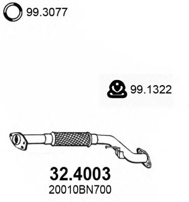 32.4003 ASSO Exhaust Pipe