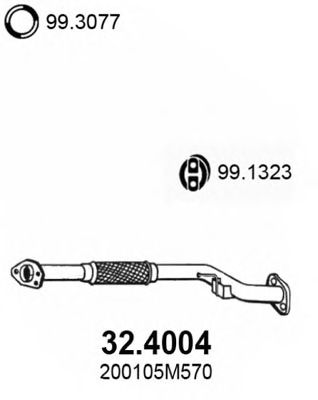 32.4004 ASSO Exhaust Pipe
