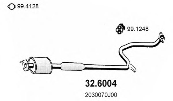32.6004 ASSO Accelerator Cable