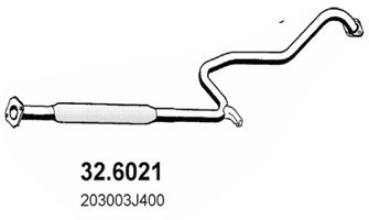 32.6021 ASSO Middle Silencer
