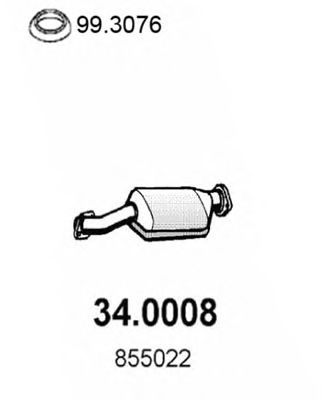 34.0008 ASSO Clutch Master Cylinder, clutch