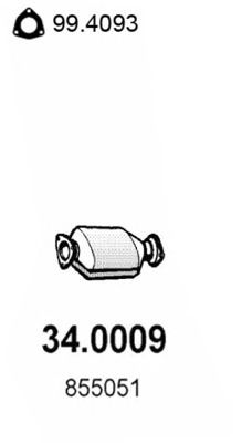 34.0009 ASSO Master Cylinder, clutch