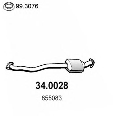 34.0028 ASSO Pressure Switch, brake hydraulics