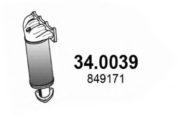 34.0039 ASSO Catalytic Converter