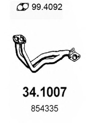 34.1007 ASSO Exhaust Pipe