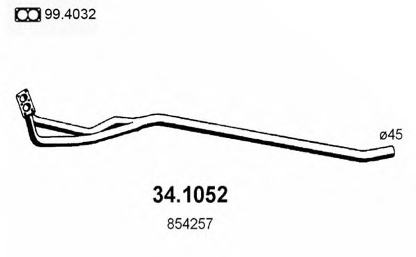 34.1052 ASSO Brake System Brake Caliper