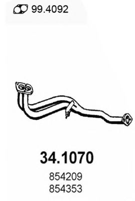 34.1070 ASSO Exhaust Pipe