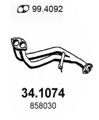 34.1074 ASSO Brake System Brake Caliper